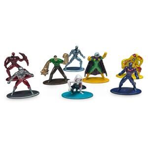 Jada Toys Marvel Nano Metalfigs Lot of 8 Loose Figurines Disney Comics Movies